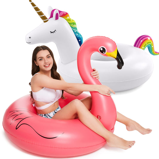 Inflatable Unicorn Flamingo Pool Float