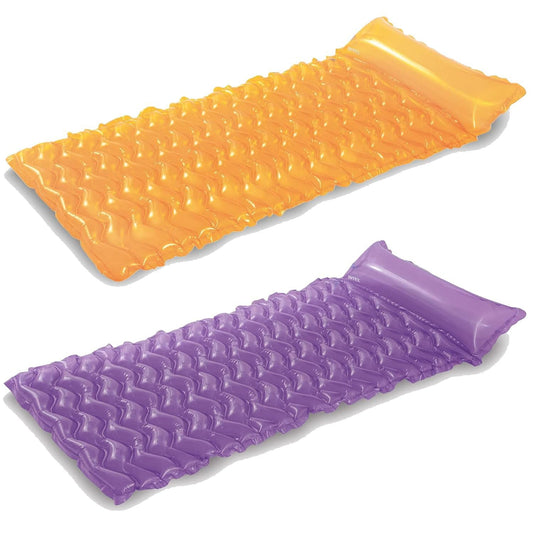 Tote-N-Float Wave Inflatable Air Mat