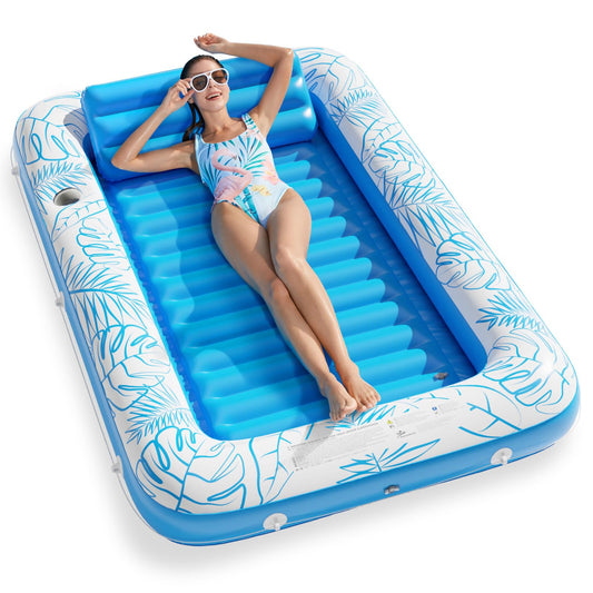 Inflatable Tanning Pool Lounger Float (L)