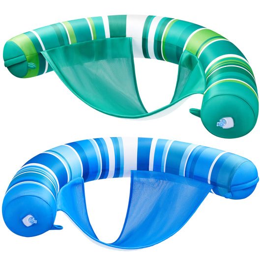 Inflatable Pool Floats Chairs Adults, 2 Packs